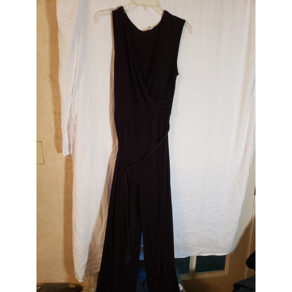 Women's Emma And Michele Black Sleeveless Jumpsuit Size S